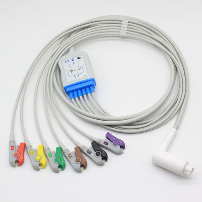 Cuerpos 1 3 Cable de ECG y cables de plomo Cuerpos 3 6 Monitoreo de plomo desfibrilador de 11 pines Conector de cable de ECG