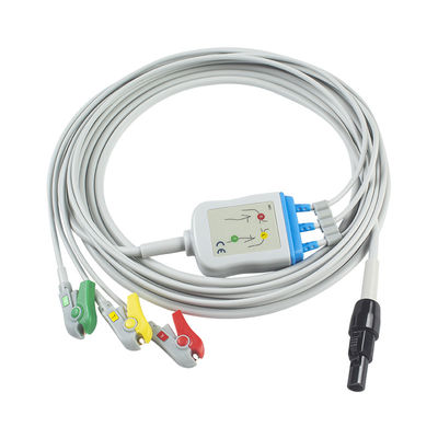 Welch allyn Propaq LT Cables ECG y cables de plomo Cable del paciente 3 Cable de plomo ECG Cable de plomo 008-0879-00