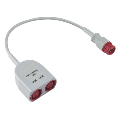 Cable de adaptación de Mindray 12 pin a doble IBP Cable de extensión de Mindray 12 pin