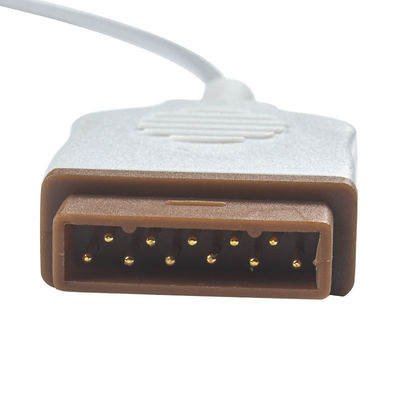 GE Conector de cable de sonda de temperatura de la piel redondo de 11 pines 2021701-001