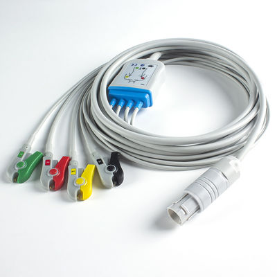 Compatible con el cable de primedic ECG Primedic Defibrillador 4Lead ECG IEC Grabber