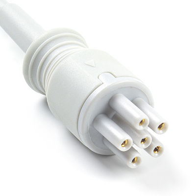 Para Omron > Colin Cable ECG de conexión directa compatible y cables de conducción 5Lead IEC Grabber