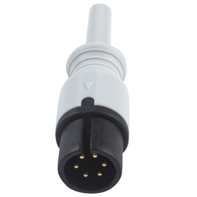 Edan Compatible de conexión directa de ECG Cable y cables de conducción 6Pin Universal AAMI 3Lead AHA Snap