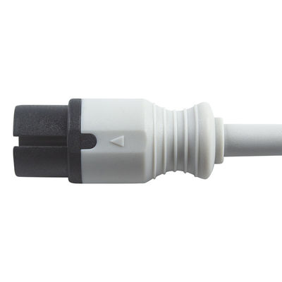 Edan Compatible de conexión directa de ECG Cable y cables de conducción 6Pin Universal AAMI 3Lead AHA Snap