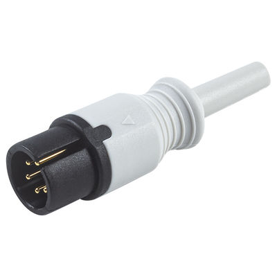 Edan Compatible de conexión directa de ECG Cable y cables de conducción 6Pin Universal AAMI 3Lead AHA Snap