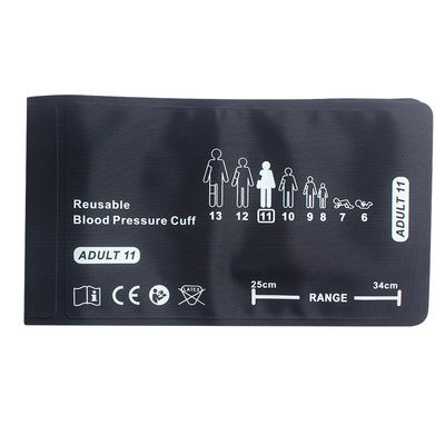Compatible Welch Allyn Cuff Adultos presión arterial Cuff tamaño 11 Adultos tubo doble largo