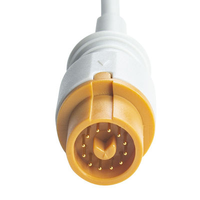 Fukuda Denshi 12Pin para el conector de argón IBP adaptador de cable Dynascope DS-5100E DS-5300W DS-5400
