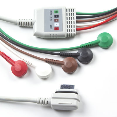 Cable de ECG 5Lead Holter GE Seer ECG 2008594-001 Cable compatible con GE SEER LIGHTR