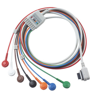 2008594-002 Telemetría de ECG de 7 plomo Cable de paciente Vector de luz compatible con GE Salud