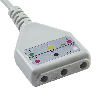 AAMI 6Pin ECG cable de tronco estilo Edan Din 3cable de plomo 1.30M