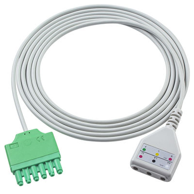 S-iemens Drager Infinity M540 Adaptador de tronco de ECG Cable Draeger ECG Cable Din estilo ECG Cables de extensión