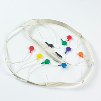 Compatible con Mortara X12 + Holter ECG Cable Mortara ECG Holter Mortara Cable 10 Snap de plomo
