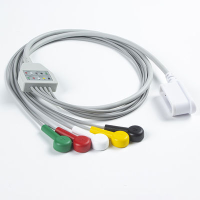 Compatible GE SEER 1000 Leadwire conjunto 2104816-001 GE Seer 5 Lead IEC Snap 2067634-019 (orden 1pcs obtener 1pcs Bolso gratis)
