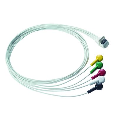 Compatible con el cable de ECG Mortara Holter Cable de ECG Mortara H3+ Cable de ECG ECG X12+ Cable 10 Plomo