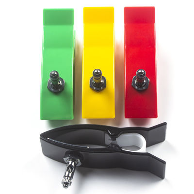 Adaptadores de abrazaderas de extremidades de colores múltiples para pediatría con conector de extremo rápido y recubrimiento Ag/Cl