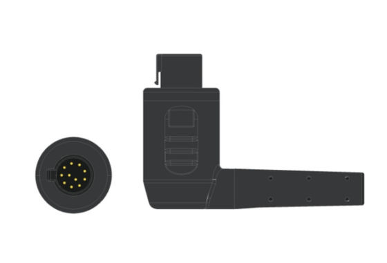 2.5m 5.0 de diámetro Corpus compatible 3 ECG Cable 4Lead IEC Grabber para el paciente