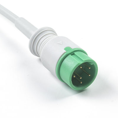 Cable de ECG de 5LED compatible con IVY AHA Snap de 1m y 3,0 de diámetro