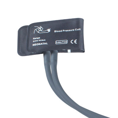 Neonatal NIBP manguera sin vejiga doble tubo de 5,8-10,8 cm manguera de nylon