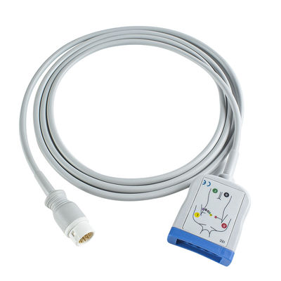 Cable de tronco de ECG P-hilips compatible - M1663A para 78352C, 78354C, 78834C, 867036, HeartStart MRx, IntelliVue