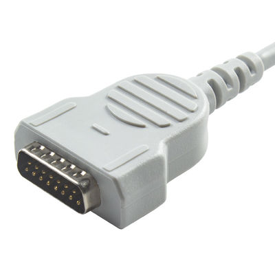 Cable del tronco de EKG de GE Healthcare Marquette flexible 22341809 para el monitoreo de adultos y pediatras