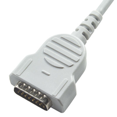 Cable del tronco de EKG de GE Healthcare Marquette flexible 22341809 para el monitoreo de adultos y pediatras