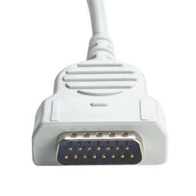 Cable del tronco de EKG de GE Healthcare Marquette flexible 22341809 para el monitoreo de adultos y pediatras