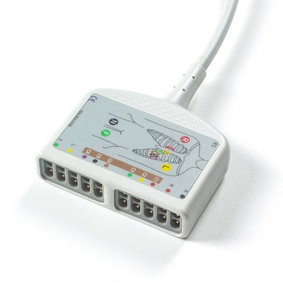 Cable del tronco de EKG de GE Healthcare Marquette flexible 22341809 para el monitoreo de adultos y pediatras