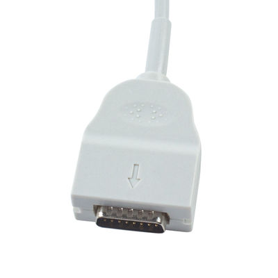 OD6mm 2.2M Cable de tronco de ECG Compatible con el Mortara Burdick 1600 300 3100 400 6100 800