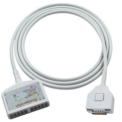 Cable de tronco ECG compatible con Fukuda ME para Fukuda Cardisuny, KP-500, KP-500D