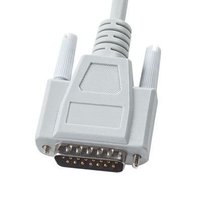 Cable de ECG de diagnóstico compatible con Nihon Kohden ECG 10Lead para Cardiofax C, Cardiofax GEM 9020K, Cardiofax M