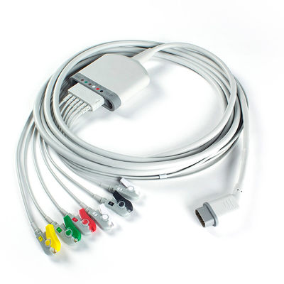 SpO2 6Cable de ECG para pacientes de plomo 3.5M con función SpO2/temperatura/ECG