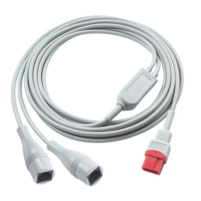 Compatible para los laboratorios espaciales con cable IBP de 10 pin a doble Abbott 3.5M