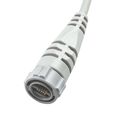 Cable IBP de doble argón de 11 pines para monitor de presión sanguínea GE 3.5M 2 años de vida útil