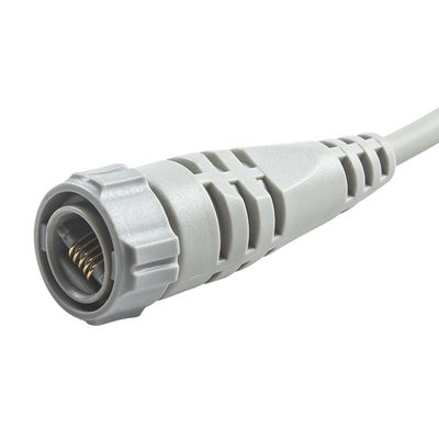 Cable IBP de doble argón de 11 pines para monitor de presión sanguínea GE 3.5M 2 años de vida útil