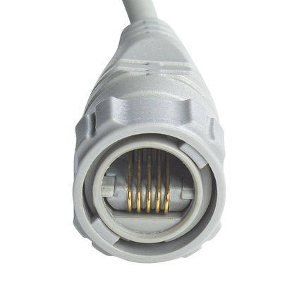 Cable IBP de doble argón de 11 pines para monitor de presión sanguínea GE 3.5M 2 años de vida útil