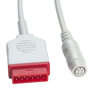 3.5M GE IBP Adaptador Cable para conector doble P-hilips para equipos de diagnóstico médico