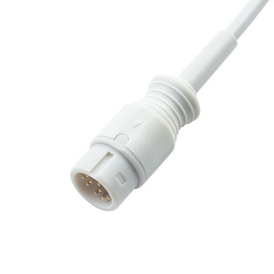 Proba de SpO2 para recién nacidos compatible con gris para Medetec Inglaterra Sensor SPO2 12Pin 3.0M