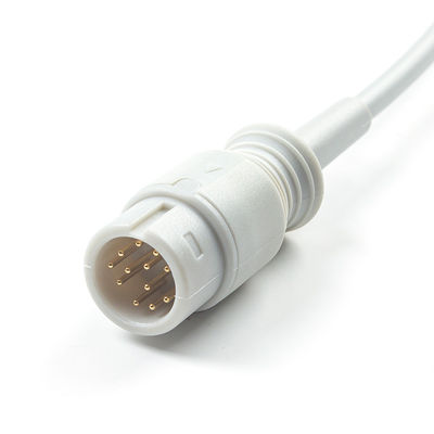 Proba de SpO2 para recién nacidos compatible con gris para Medetec Inglaterra Sensor SPO2 12Pin 3.0M