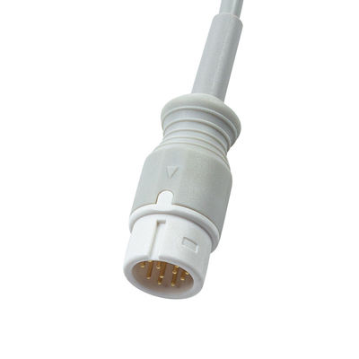 Proba de SpO2 para recién nacidos compatible con gris para Medetec Inglaterra Sensor SPO2 12Pin 3.0M