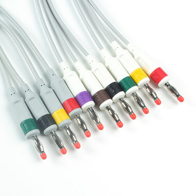 Cable de electrocardiograma de Mindray ECG original 12Lead 040-001644-00 BeneHeart R12, BeneHeart R3