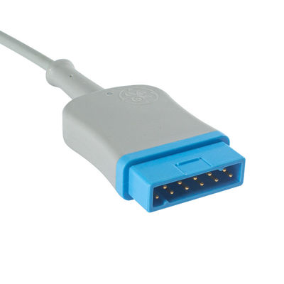 Sensor de SpO2 de punta blanda reutilizable con señal TruSignal original de GE TS-SA4-GE