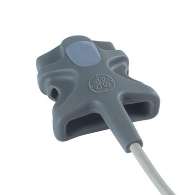 Sensor de SpO2 de punta blanda reutilizable con señal TruSignal original de GE TS-SA4-GE