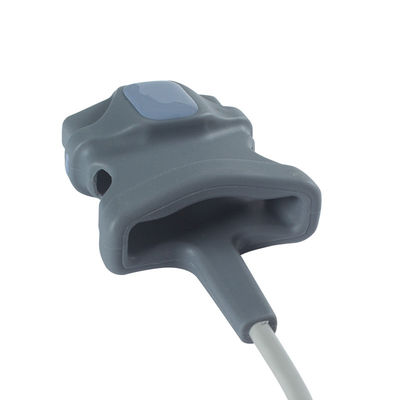 Sensor de SpO2 de punta blanda reutilizable con señal TruSignal original de GE TS-SA4-GE