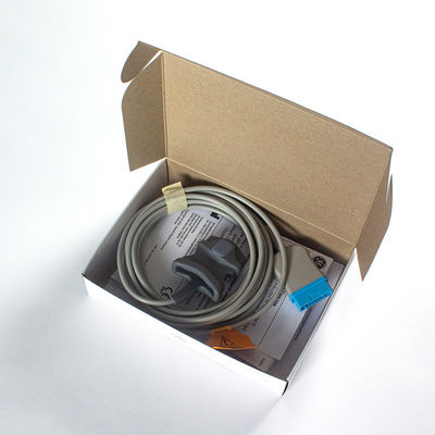 Sensor de SpO2 de punta blanda reutilizable con señal TruSignal original de GE TS-SA4-GE