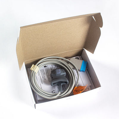 Sensor de SpO2 de punta blanda reutilizable con señal TruSignal original de GE TS-SA4-GE