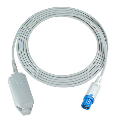 Sensor SpO2 de conexión directa Draeger compatible gris para Infinity Delta 7Pin Vida útil 24 meses