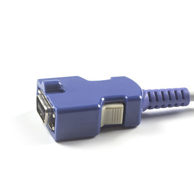 Sensor SpO2 3M semiacabado para C-ovidien N-ellcor Pulso oxímetro Cable 100g Peso y DB 14 pin conector púrpura