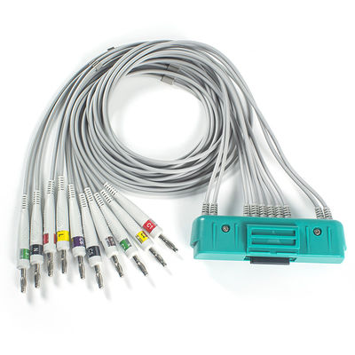 Cable de ECG 10Lead IEC Banana 4.0 mm para el Nihon Kohden ECG-9320 ECG-9522P BR-911D