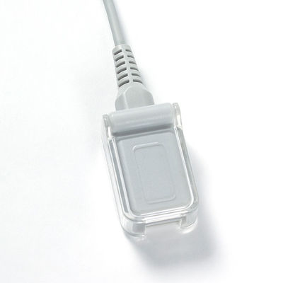 Cable de extensión Lepu 8Pin de muesca única compatible con DB9Pin SpO2 2.4M