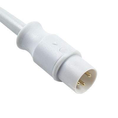 3.0M Adaptador de temperatura del escudo de aire de PVC Cable para conector de doble pin Proximal con conector rectangular